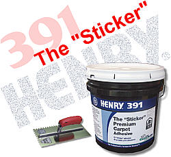 HENRY 391 The "Sticker" Premium Carpet Adhesive