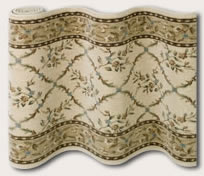 Couristan Roll Runners 9148/B005A Adelaide Trellis Antique Linen