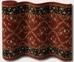 Couristan Roll Runners 9148/B003A Adelaide Trellis Merlot