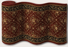 Couristan Roll Runners CB64/0002A CB64/B002A Bainbridge Trellis Ruby
