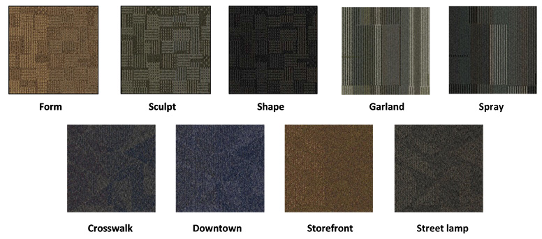 Interface Vista Carpet Tiles