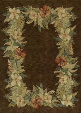 Shaw Tommy Bahama Home Nylon Border Bouquet