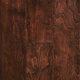 Mullican Hardwood Hand Sculpted Birch Mocha Widths: 5"